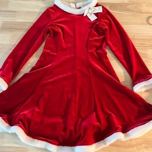 Velvet Girls Christmas Dress